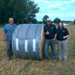 bales stored outdoors B-Wrap™