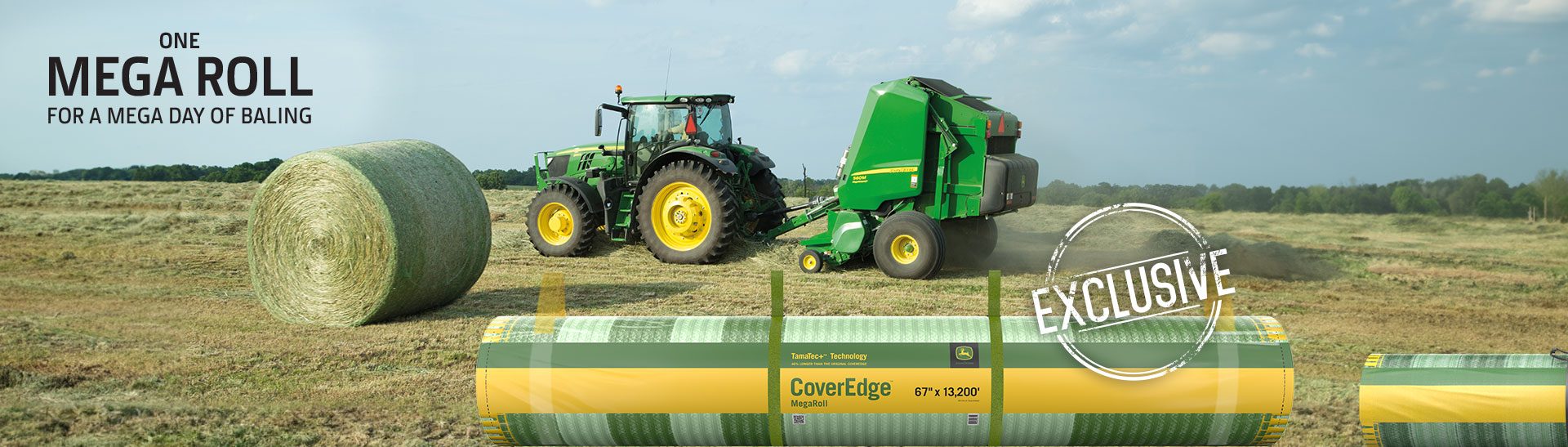 John Deere CoverEdge<sup>™</sup> MegaRoll with TamaTec+<sup>®</sup>